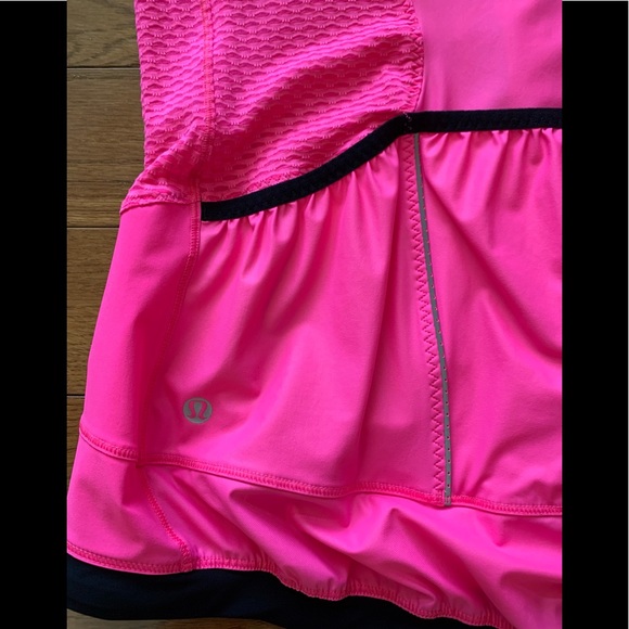 💕LULULEMON PACELINE JERSEY-PINKELICIOUS,12💕 - Picture 10 of 16